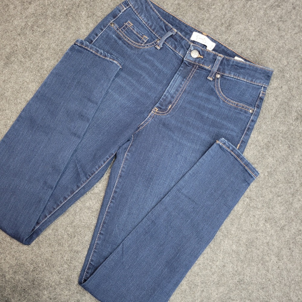 Jessica Simpson Jeans Womens 4/27 Blue Denim Y2K Streetwear High Rise Skinny Leg